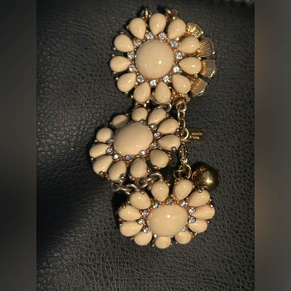 KATE SPADE GLOSSY GARDEN BRACELET WITH RHINESTONES - Picture 6 of 10